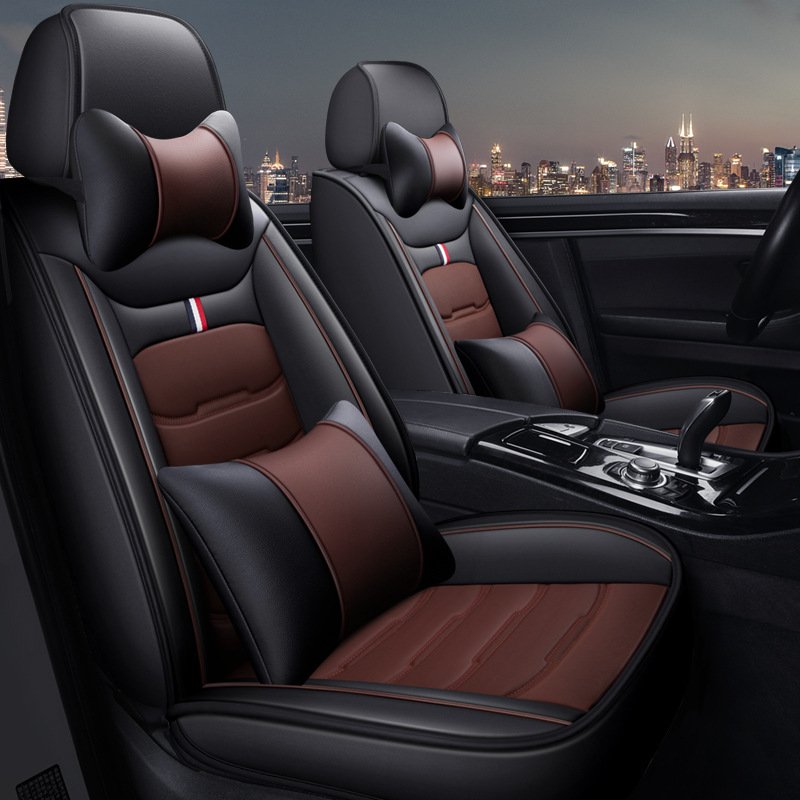 5 Seats Car Seat Cover Car Accessories Pu Leather Universal for KIA/for toyota/for camry/tesla/nissan/civic/mazda