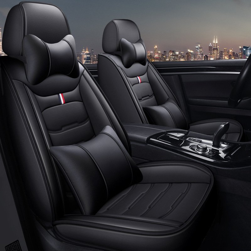 5 Seats Car Seat Cover Car Accessories Pu Leather Universal for KIA/for toyota/for camry/tesla/nissan/civic/mazda