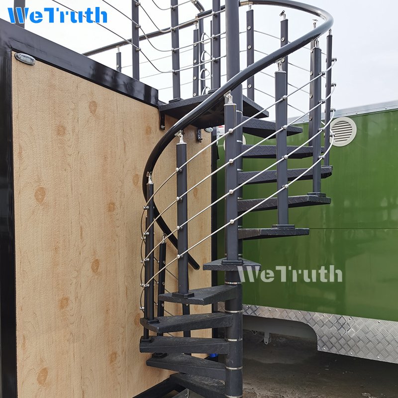 Wetruth New Mobile Bar Street Hot Dog Food Trailer Mobile Kitchen Double Decker Food Truck