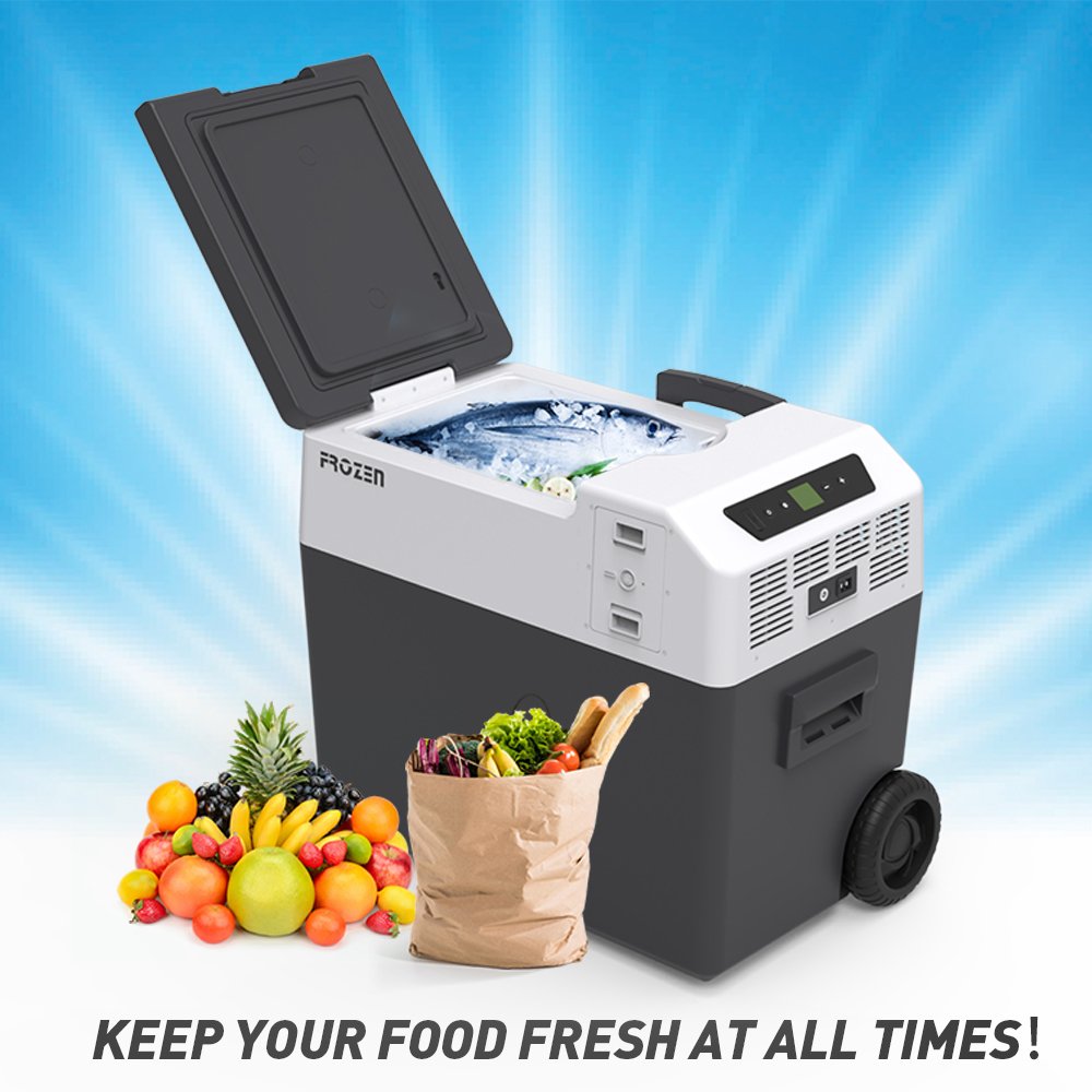 15L 30L 40L 50L Cooler Box Portable Car Fridges 54W Truck Freezer Vehicle Refrigerator ABS Container Battery Charging Fridge