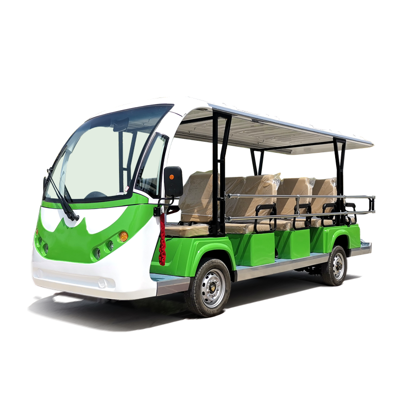 2025 New Model Battery Powered 8 Seat 14 Seater Passenger City Vehicle Tourist Shuttle Bus Electric Mini Sightseeing Car