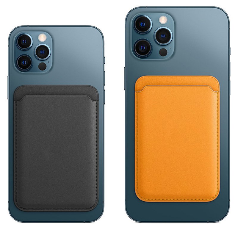 Magnetic Card Holder for iPhone 15 14 13 12 Pro Max Mini Magnetic Card Wallet Magnetic Card Slot Phone case PU Leather Strong