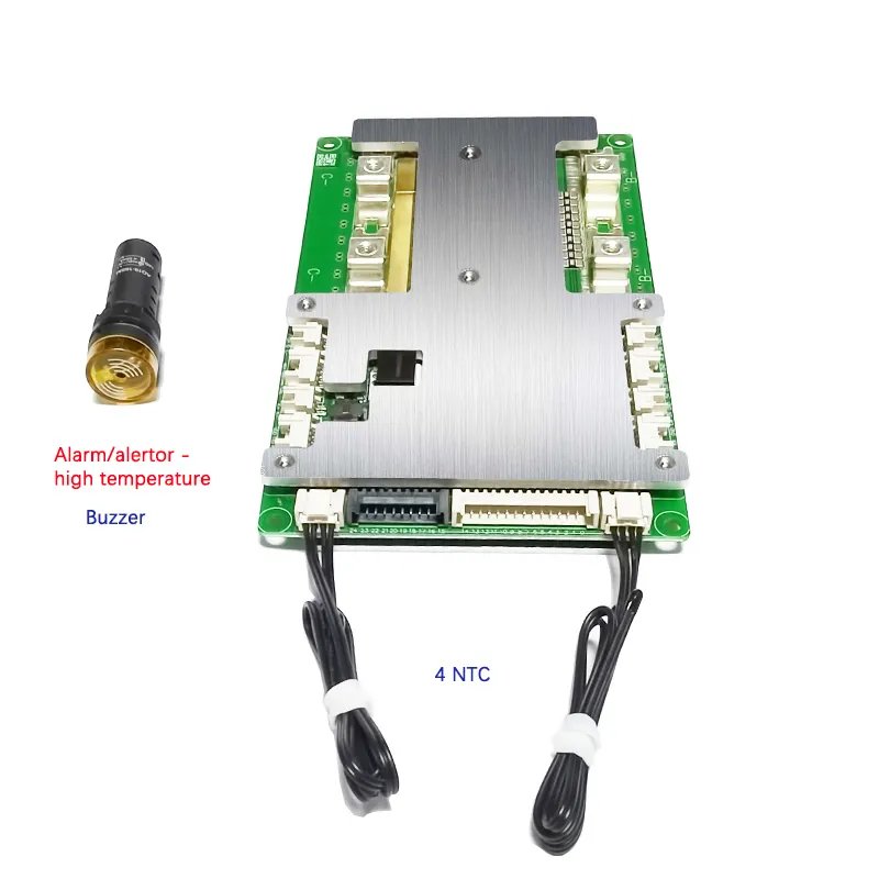 JBD Smart BMS 24V 36V 60V 48V 60V 72V Volt Ion/Lifepo4 40A 60A 100A 150A 200A BMS 16S with UART/RS485/CAN/BUZZER