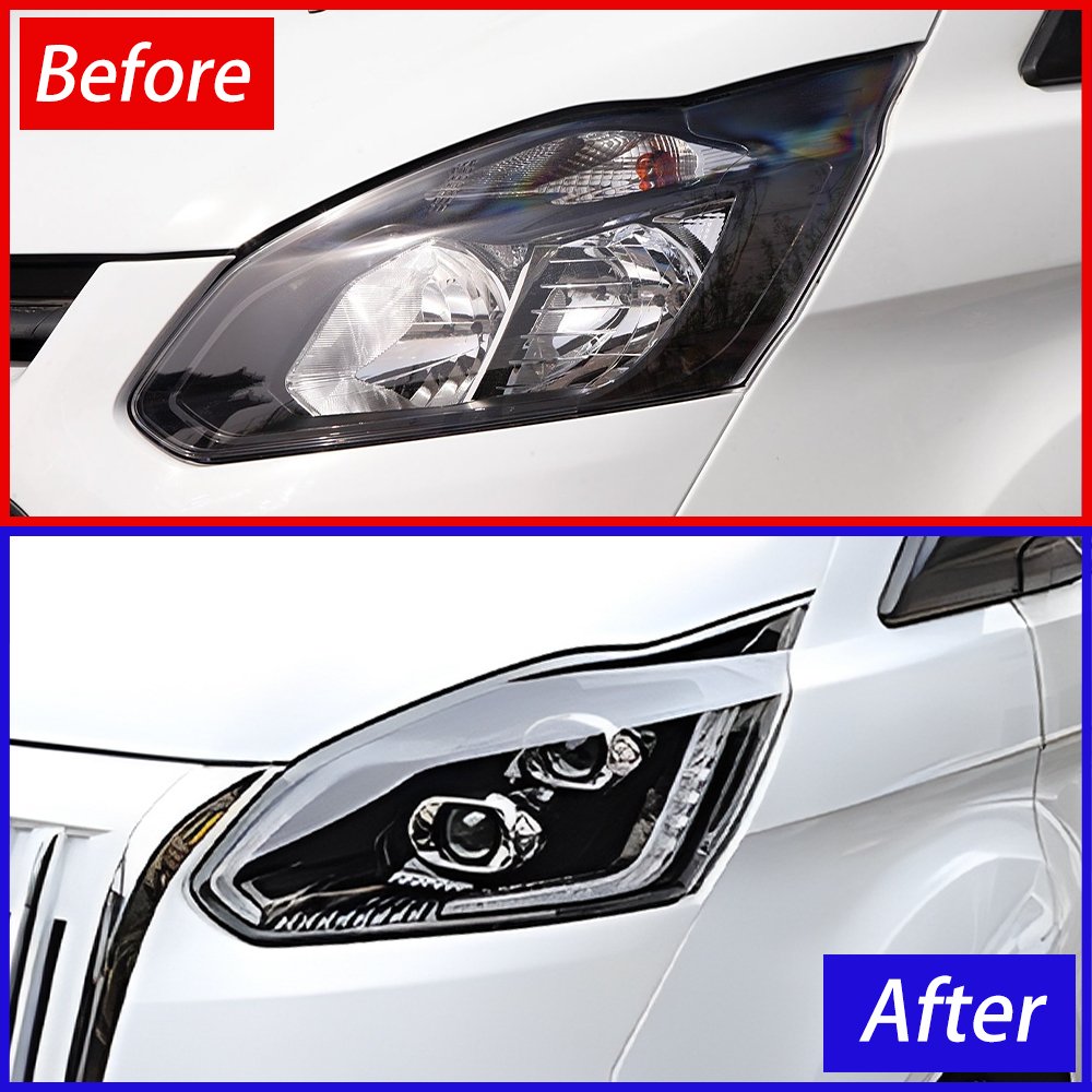 Car Front Lamps for Ford Tourneo Transit 2016-2022 LED Auto Headlights Assembly Upgrade Dynamic 2 Projector Lens Car Accessories