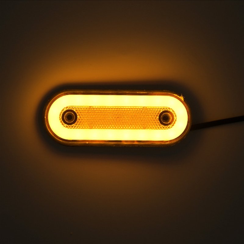 Trailer Side Marker Lights Reflector 12V 24V LED Truck Clearance Lights Bus Van Camper Side Position Light Amber Red White