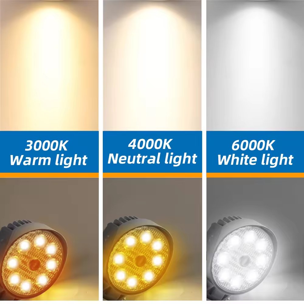AHD 1080P IP68 Waterproof HD 8 LED Worklight Camera for Tractor Harvester Reverse Backup Auto for Industrial Agricultural