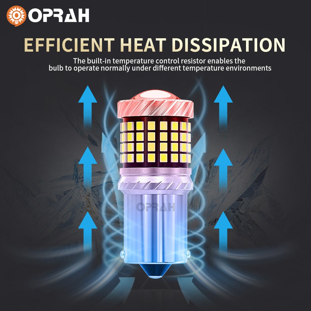 Oprah Upgraded 7440 7443 LED Bulb Red Tail Lights Brake Lights 2016 87smd T20 W21W 1156 1157 LED for Stop Brake Signal Lights