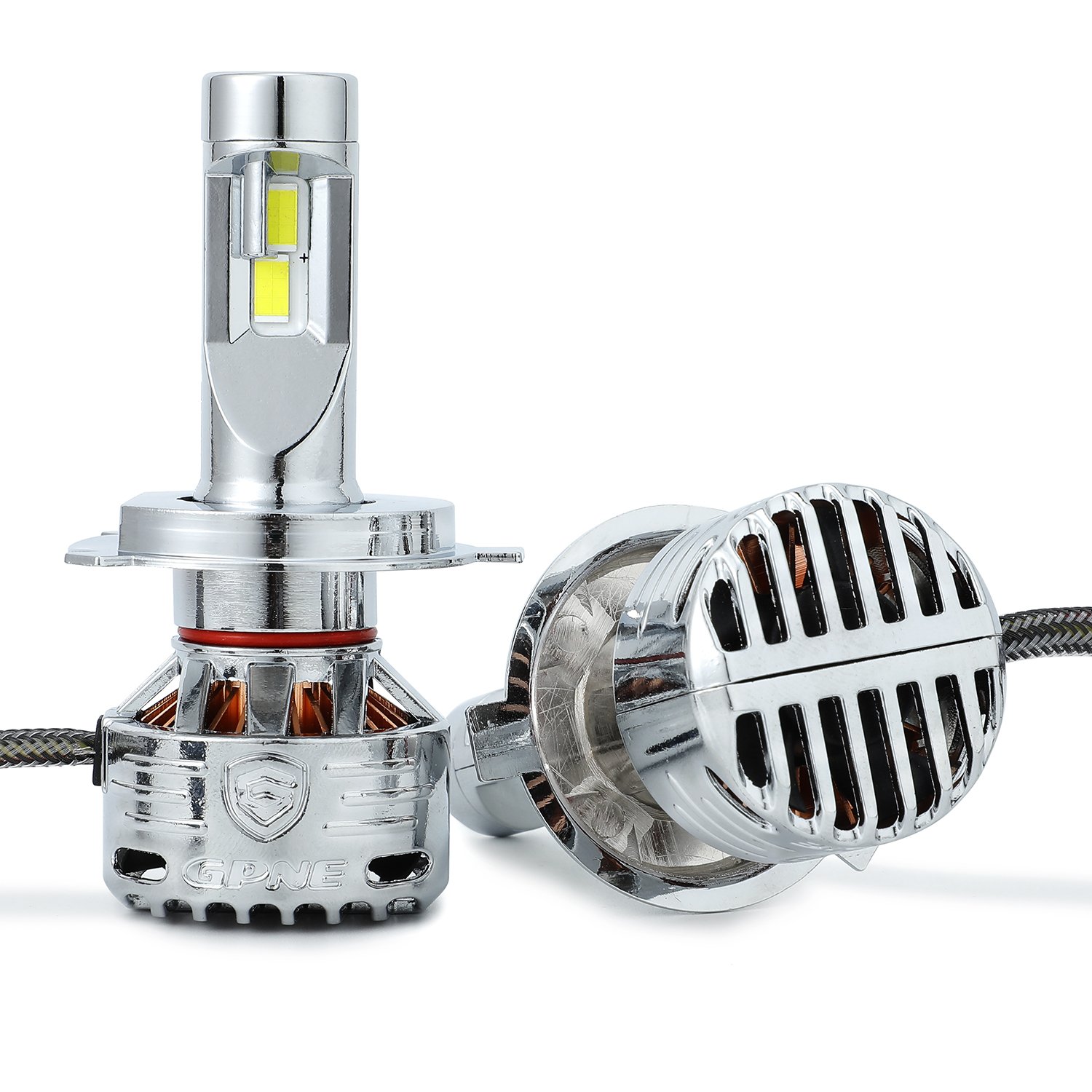GPNE Super Bright Led Headlight 6500K Cool White H4 LED Car Lights H7 H11 9005 LED Head Light Automobile Lighting System