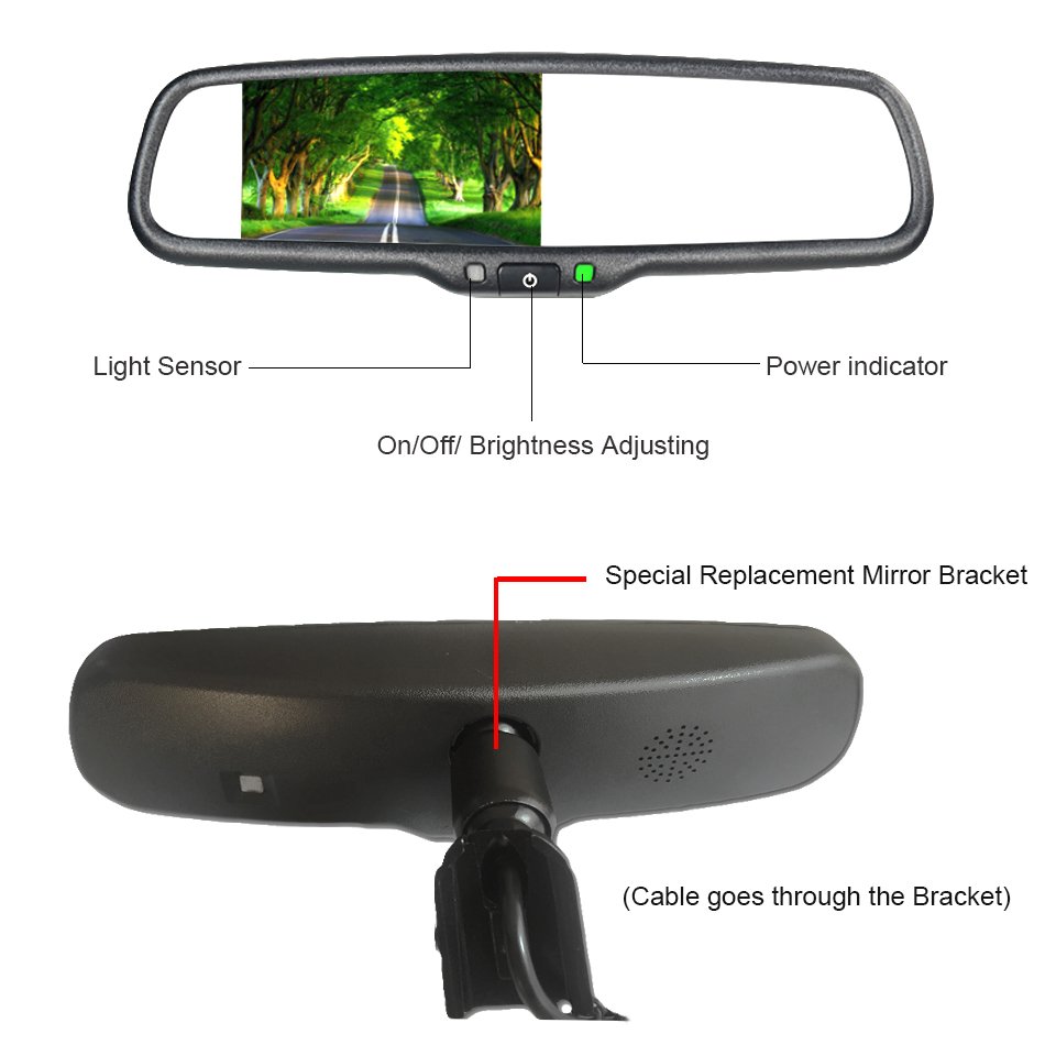 Reverse Camera Kit Wireless Backup Camera Car Mirror Accessories
