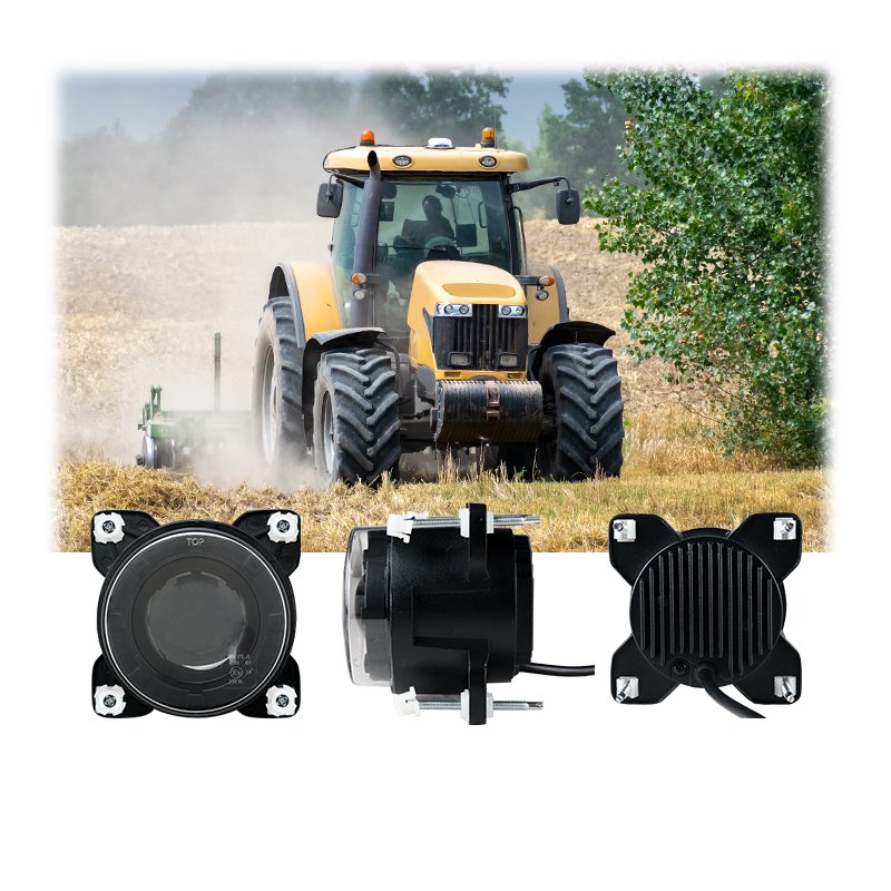 Agrolite Led Headlight Sealed Beam 35W Round Led Work Light for Tractor Truck Offroad Bus Led Driving Light