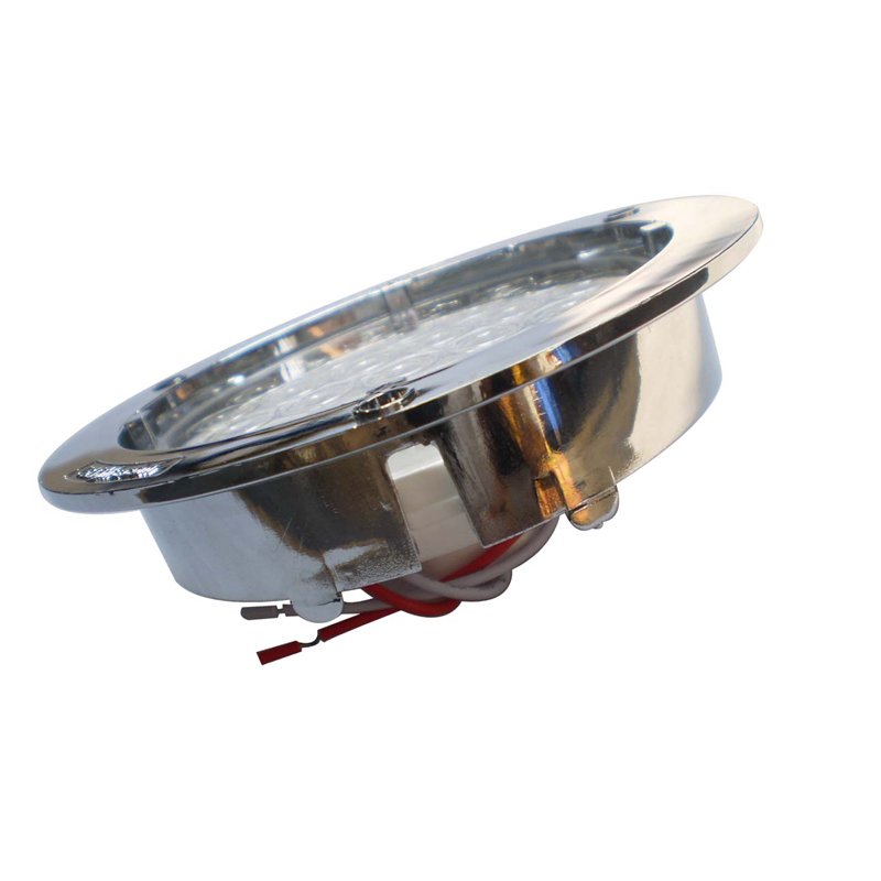 Hot Sell 12V 24V Trailer Truck Round 4 Inch Green Led Tail Lights 24 Piranha LED Lamps with DOT SAE Emark IP67 Waterproof