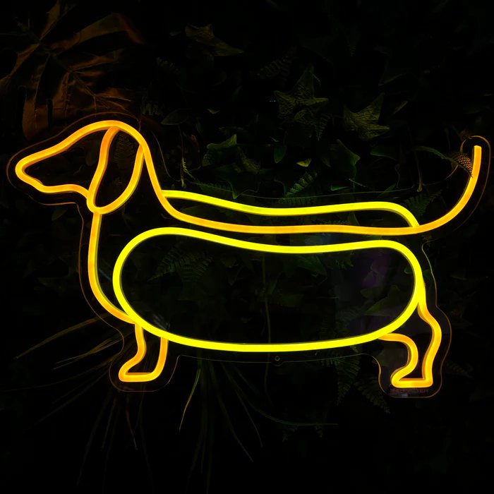 Hot Dog Neon Sign