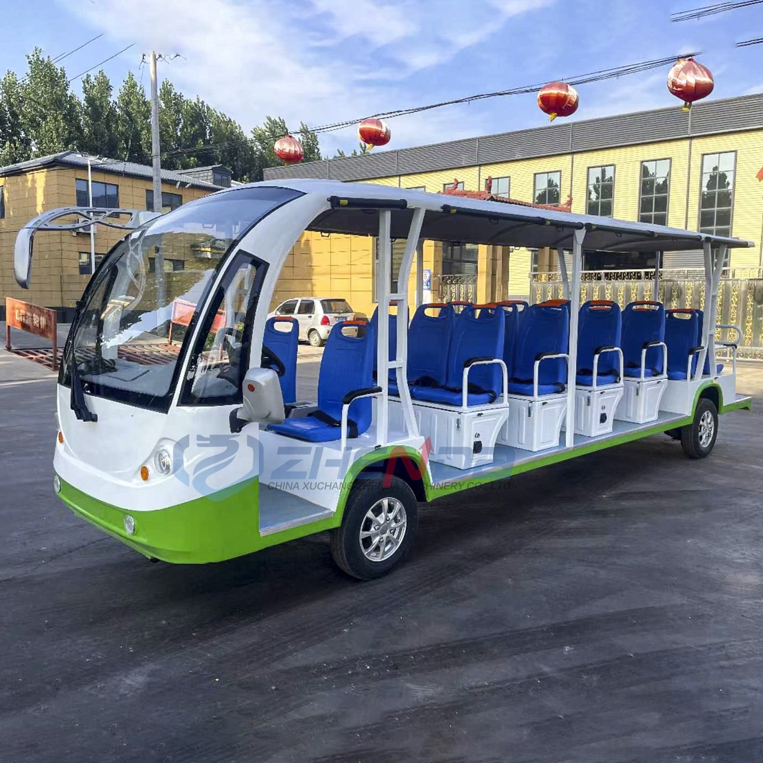 Wholesale Custom Sightseeing Bus 72v Lithium Battery City Scooter Electric Energy Saving Sightseeing Car for Sale