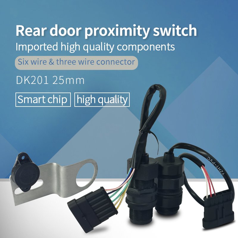China Jiuqiang Bus Accessories Rear Door Proximity Switch Sensor 3792-00093 for Zk6127 6100 Kinglong Higer Ankai Bus coach Parts
