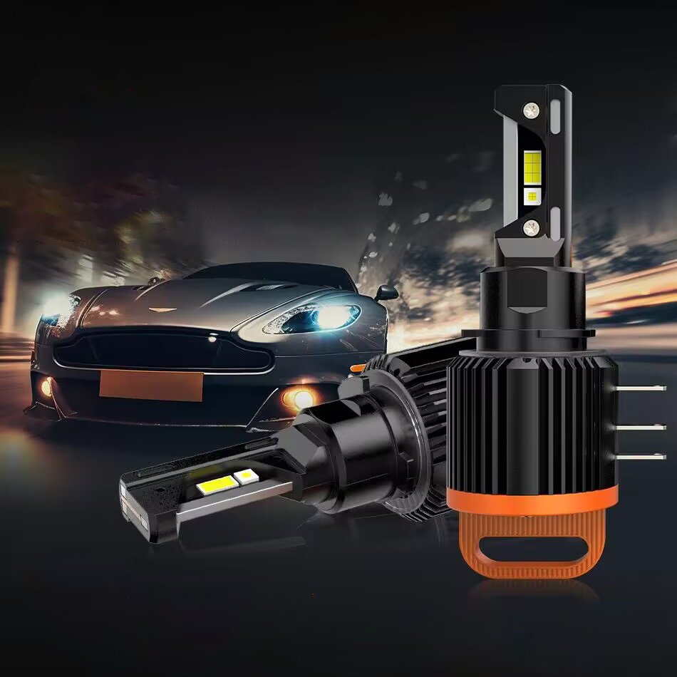 Raych H15 PRO LED Headlight 80W 6000K 8000 Lumens Extremely Bright Bulb CSP Chips Conversion Kit White All in One Plug N Play