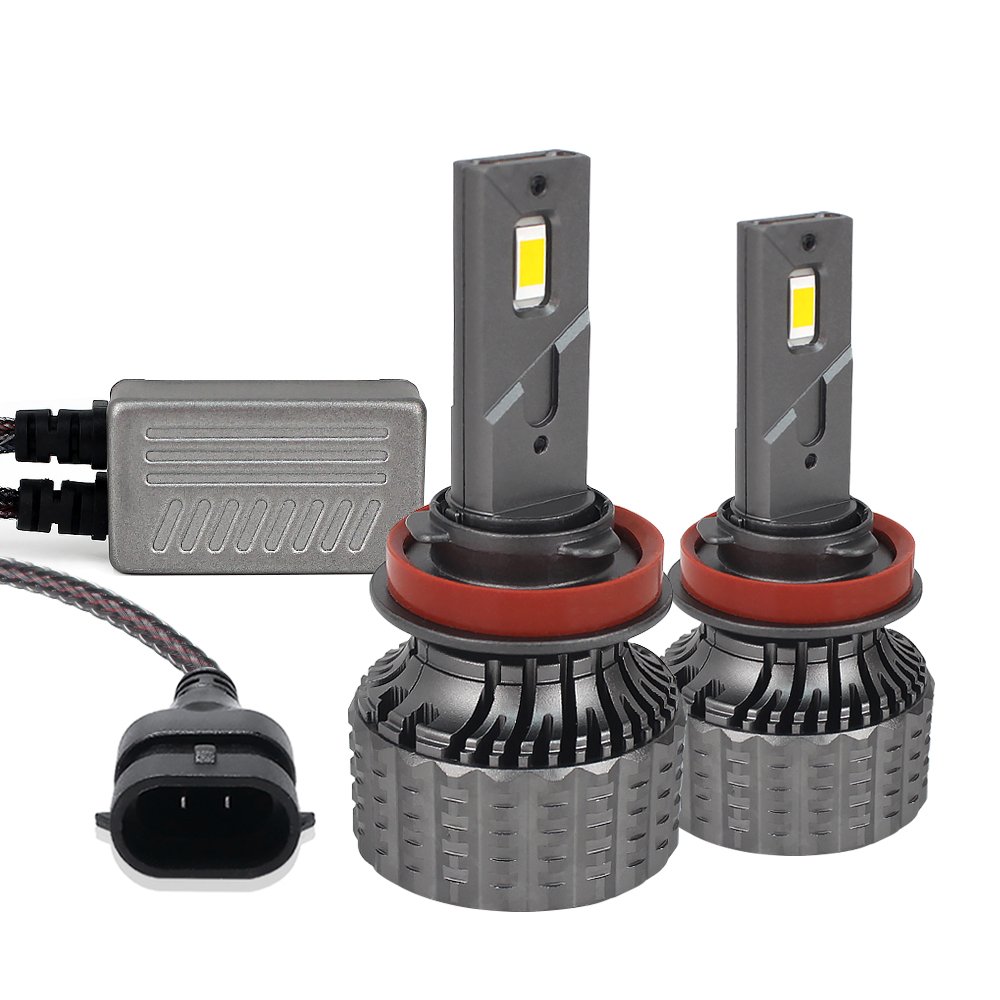 6000K Raych V8 LED Headlights White Light 9005 9006 9012 Canbus 880 5202 880 D1S D2S D3S D4S D5S 3570 Chip Bulb IP68 Kit