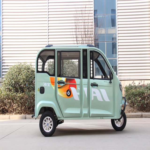 60V100A Three Wheel Car Electric Trike Wheel Motorcycle Three Wheel Tricycle with Enclosed Cabin for Passenger