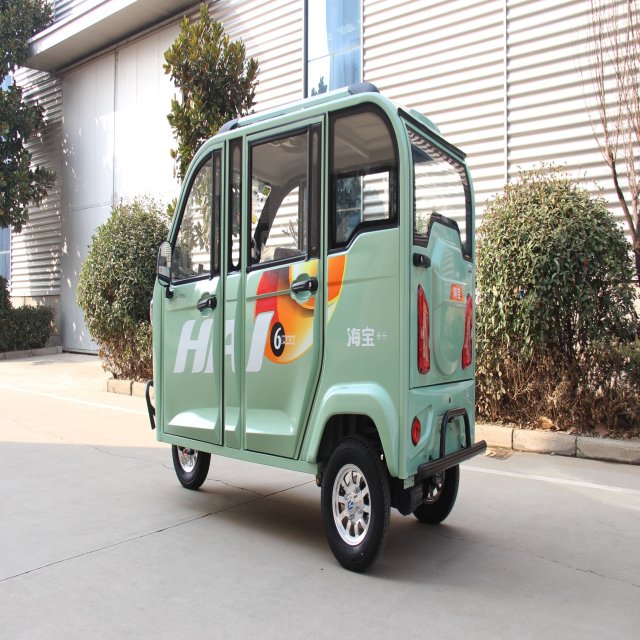 60V100A Three Wheel Car Electric Trike Wheel Motorcycle Three Wheel Tricycle with Enclosed Cabin for Passenger