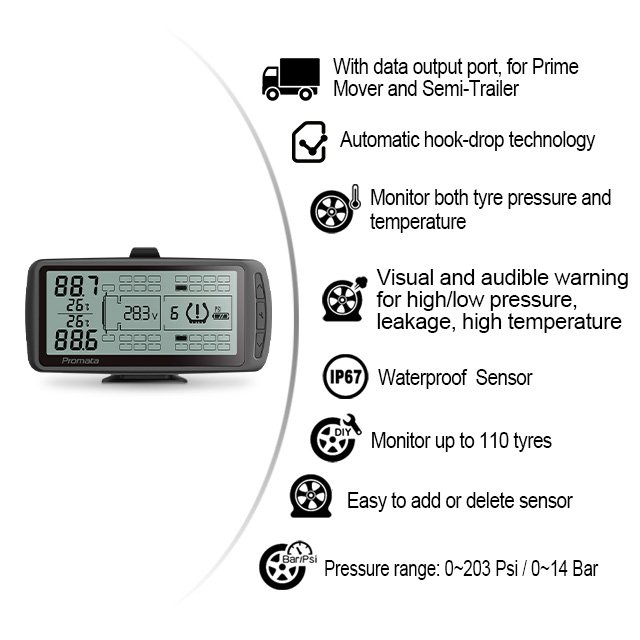 Road Reains Tpms Truck Tyre Universal Semi Truck Trailer Tpms Sensor Truck Tyres With Internal Sensor
