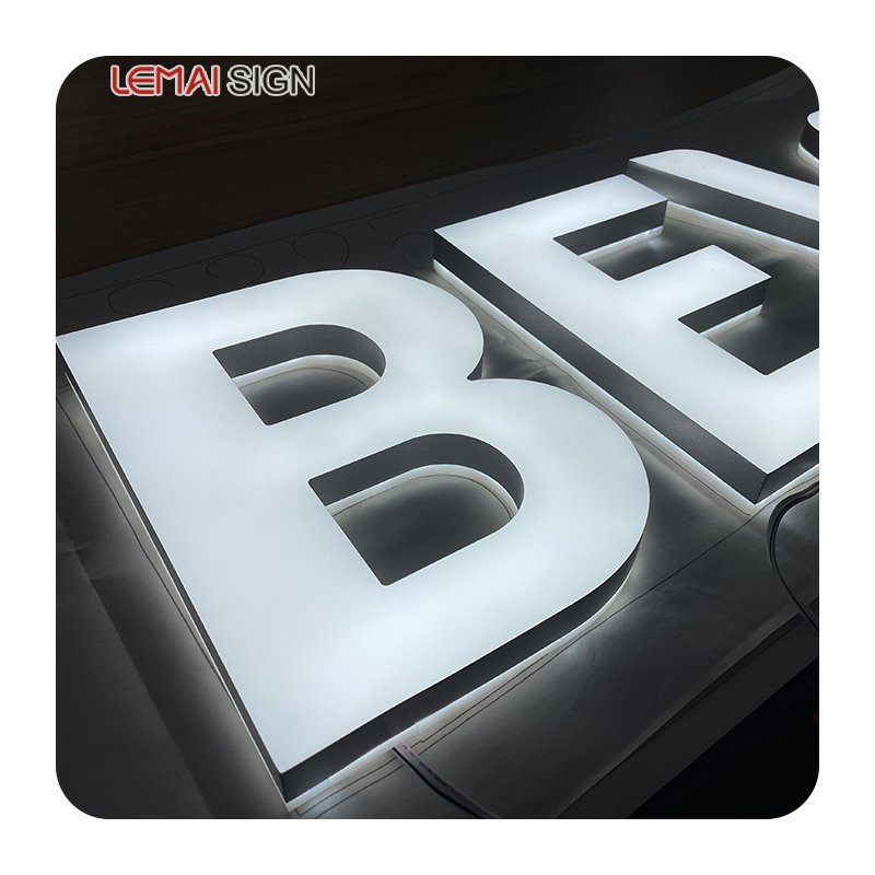 Custom 3d Mini Acrylic Luminous Alphabet Small Plastic Letters