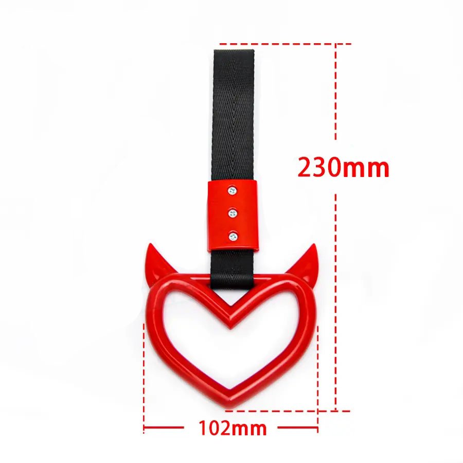 JDM Fox Style Tsurikawa Ring Handle Hand Strap Train Bus Handle Hand Strap Drift Charm Strap Drift Car Accessories