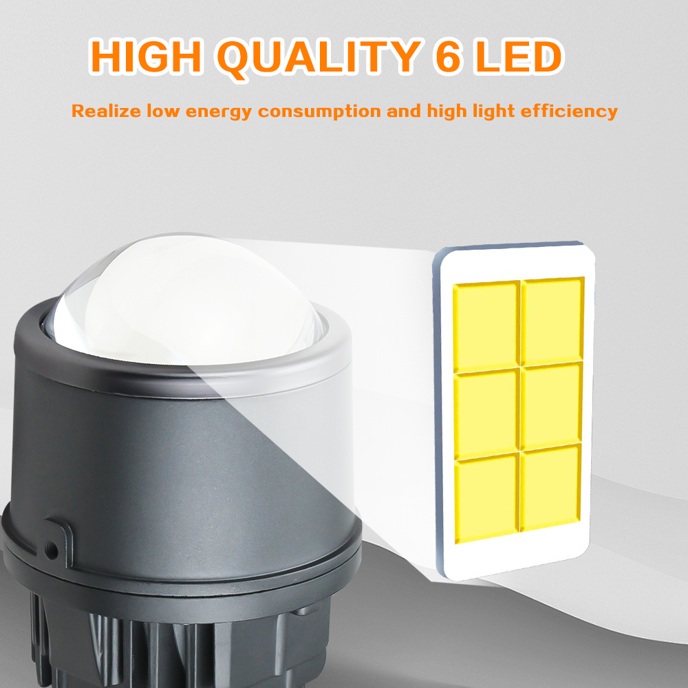 F30 3000K 4300K 6000K Switch IP68 Waterproof 100w 9-16v 3 Inch Projector Fog Light for Automotive