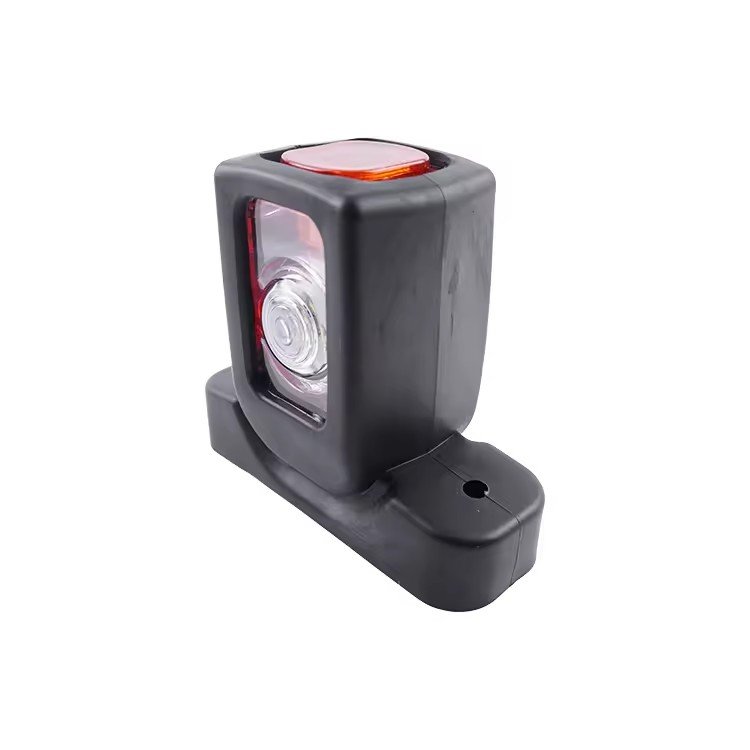 Hot Sales 12/24V Truck LED Side Marker Lamps Triple Amber White Red Indicator Lights for Trailer Lorry RV Bus