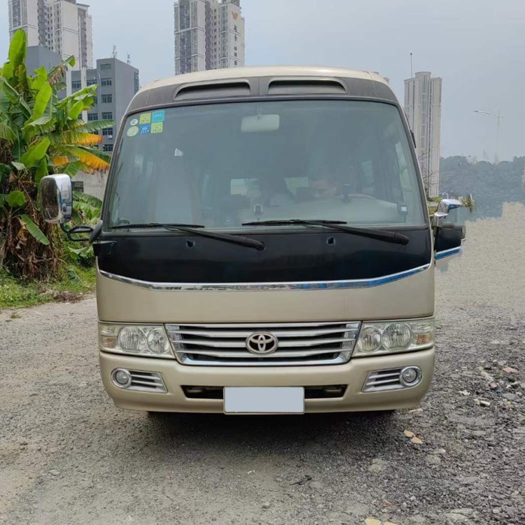 Hot Sale Used Toyota Coaster Mini Bus New Model 30-Seater Coach with Standard Diesel Engine LHD