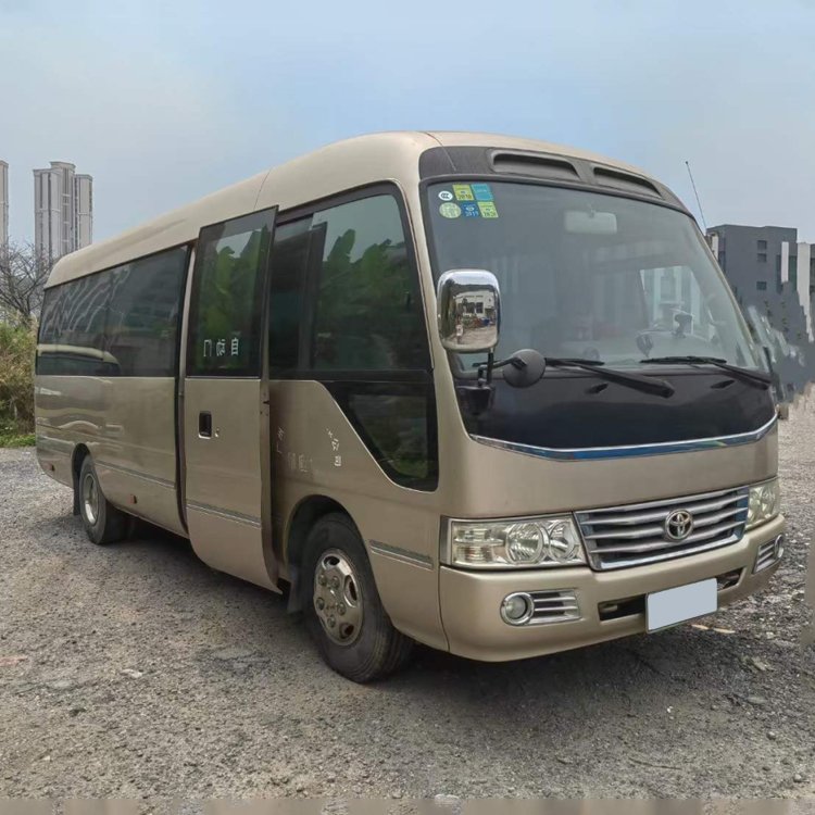 Hot Sale Used Toyota Coaster Mini Bus New Model 30-Seater Coach with Standard Diesel Engine LHD