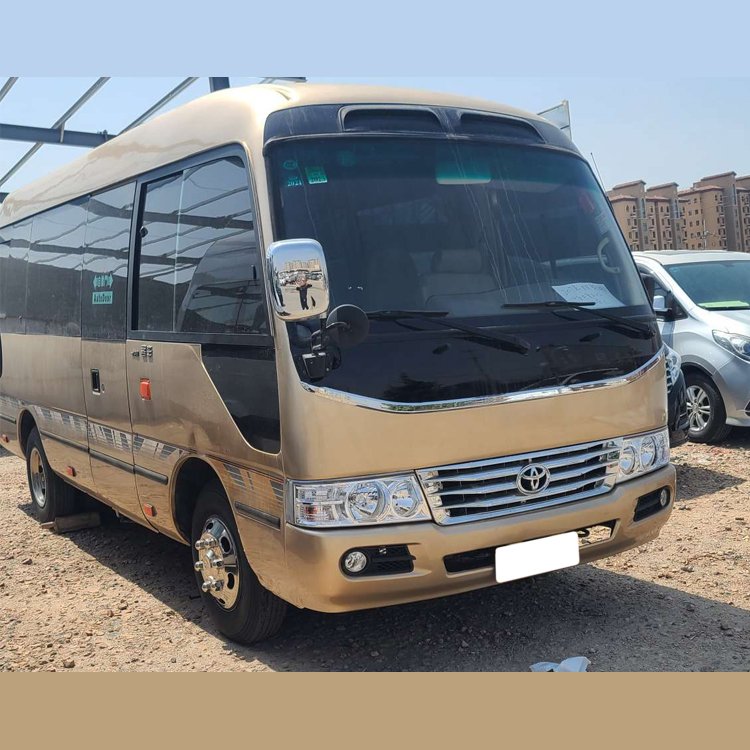 Hot Sale Used Toyota Coaster Mini Bus New Model 30-Seater Coach with Standard Diesel Engine LHD