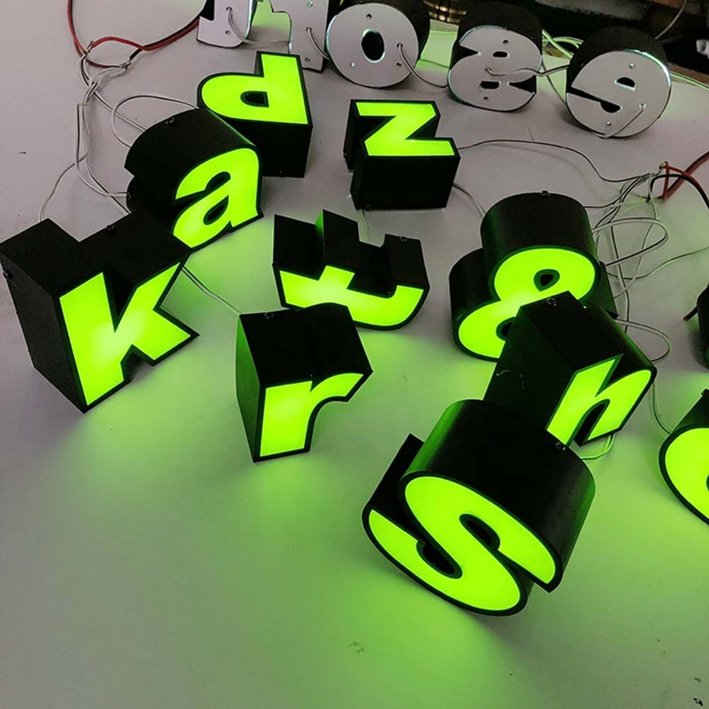 3d Logo Advertising Signboard Customize Acrylic Letter Led Lighting Letters Led Signs
