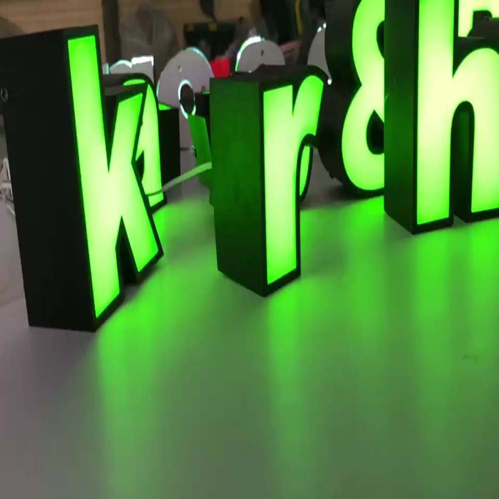 3d Logo Advertising Signboard Customize Acrylic Letter Led Lighting Letters Led Signs