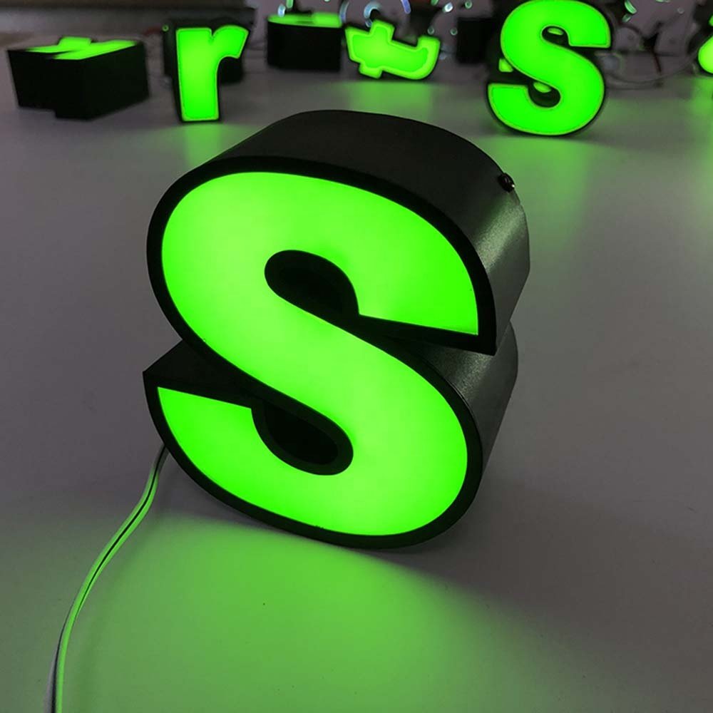 3d Logo Advertising Signboard Customize Acrylic Letter Led Lighting Letters Led Signs