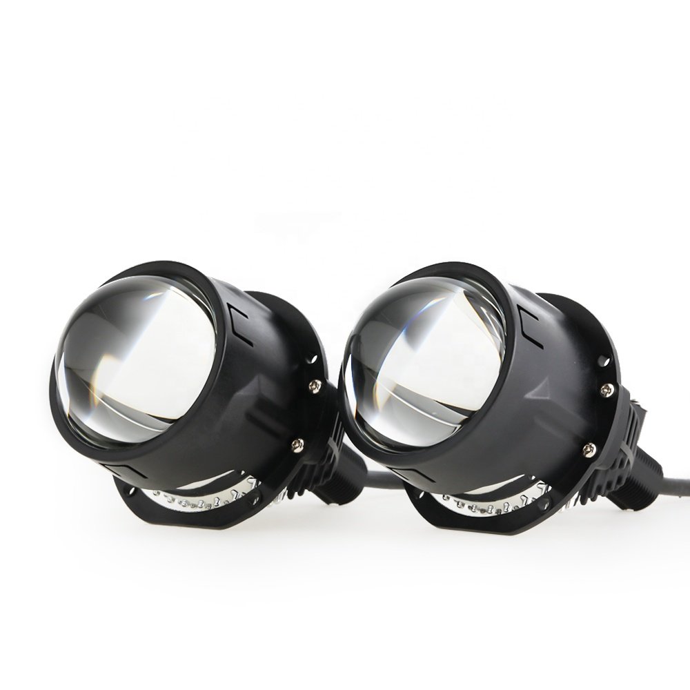 Universal High-power Automotive LED Bi Projector Lens Car Led Headlights High Low Beam Cars Lighting System