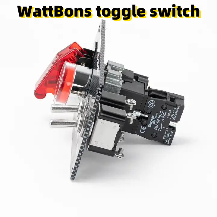 12V 24V Ignition Switch Panel LED Light Toggle Switch Car Engine Start Stop Push Button Switch Panel for Boat Racing Off Road
