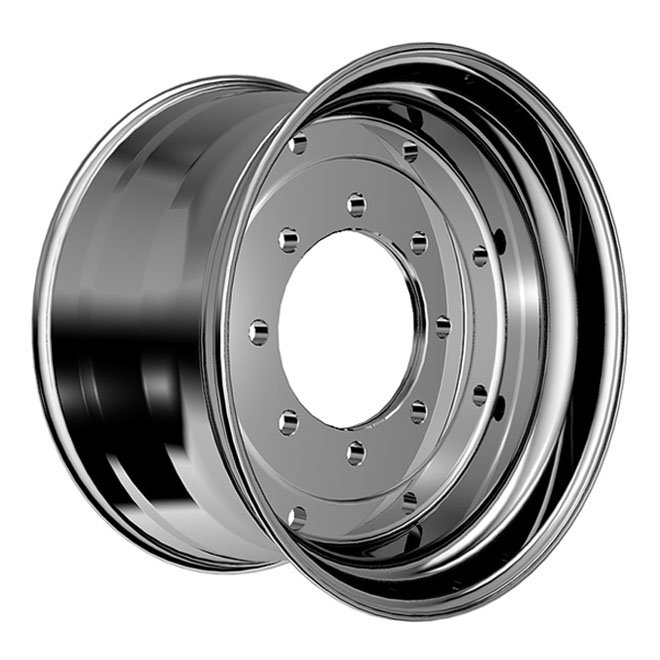 Howo Model Truck Alloy Wheel Rim New 22.5x11.75 Aluminum Truck Wheels with Polished Finish for Camiones