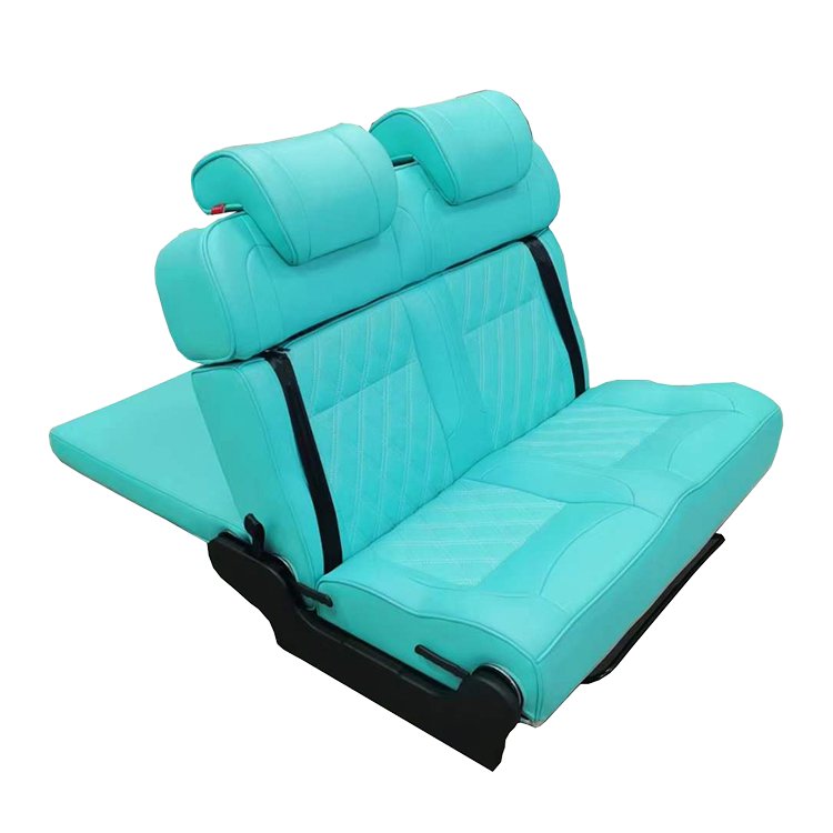 AutoLiuMa Car Interior Accessory Car Travel Bed Seat Comfortable Safe 3 Fold Flip Sofa Bed for Van Transit Motorhome MPV