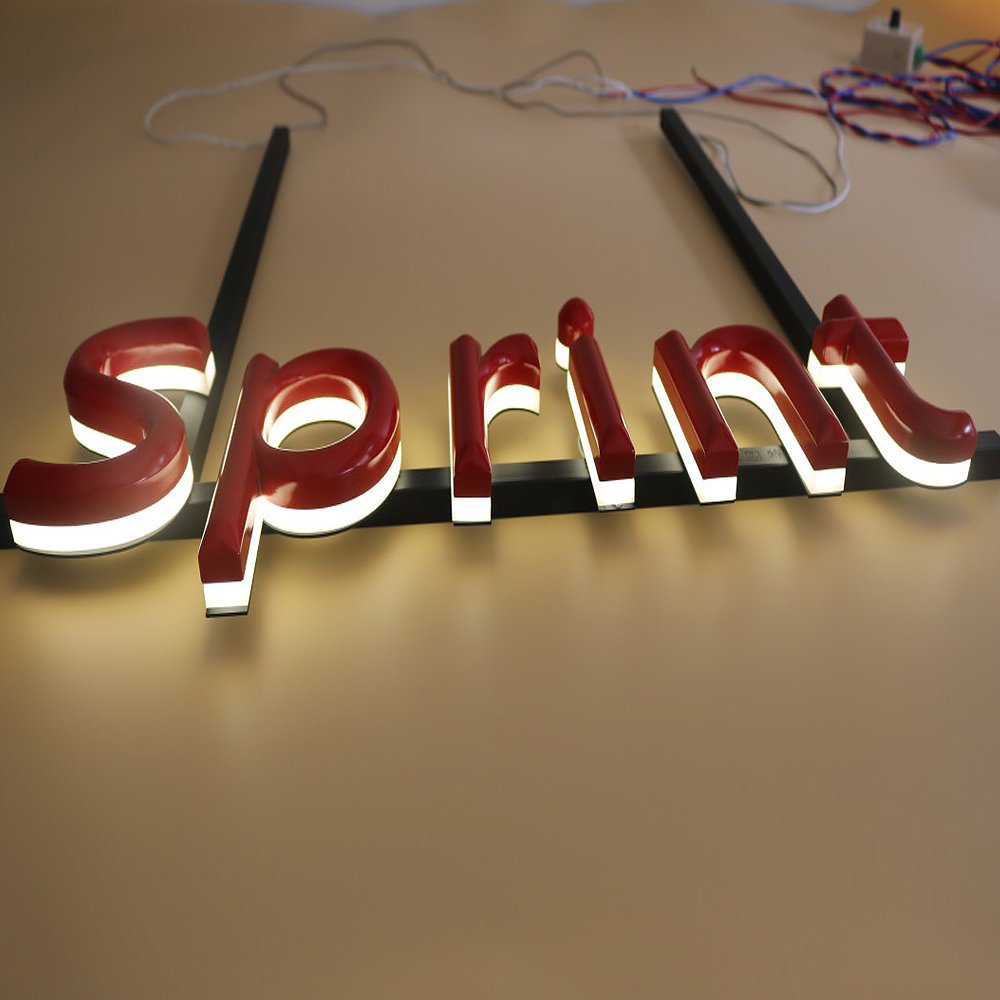 Shenzhen Custom LED Sidelit Backlit Channel Letter Sign for Storefronts for Hospitals with LED Strips Light
