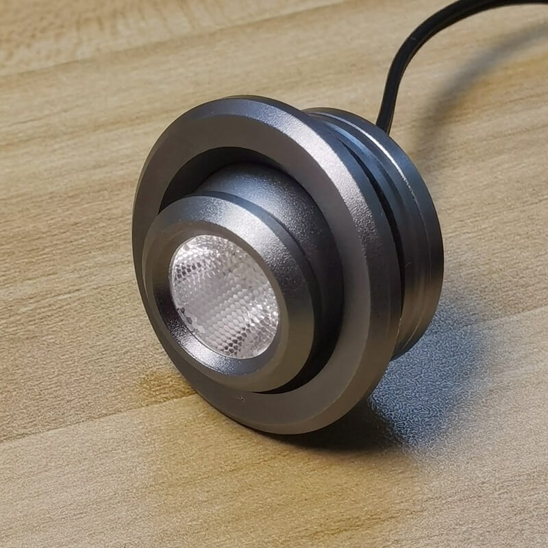 12V RV Caravan Camper Bus Adjustable LED Recessed Downlight Spotlight Cabin Light LED Map Dome Light Aimable Reading Light