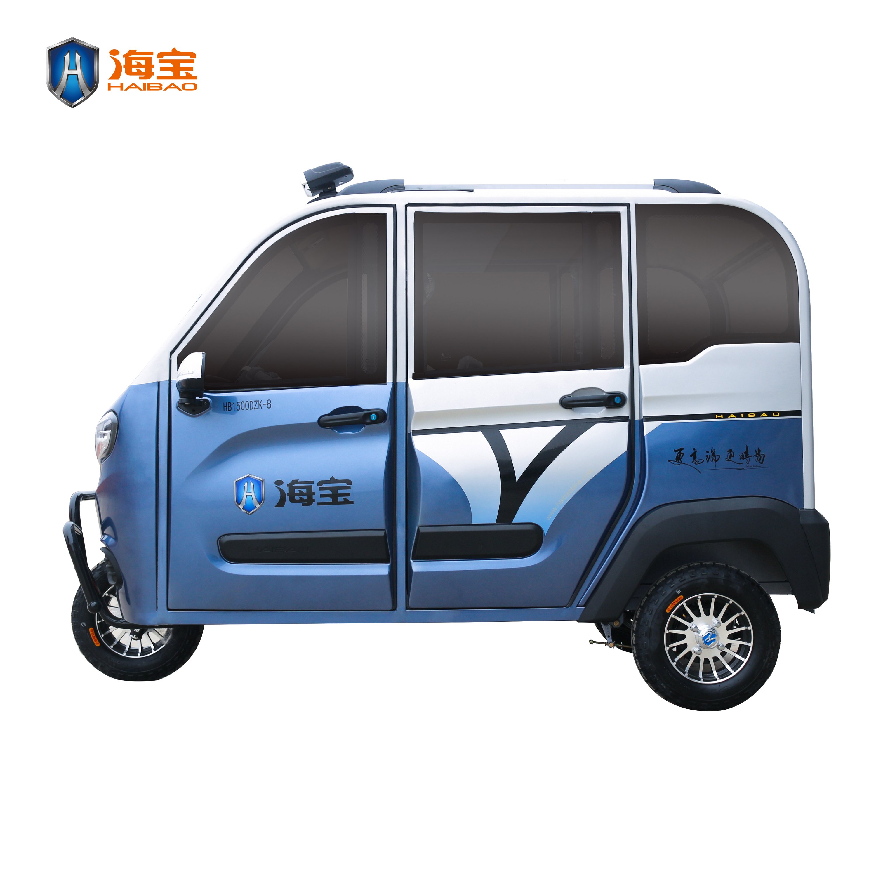 Three Wheels Adults Passenger Cheap Electric Tricycle Motorcycle Rickshaw Fully Enclosed Mobility Electric Scooters Motor Cabin