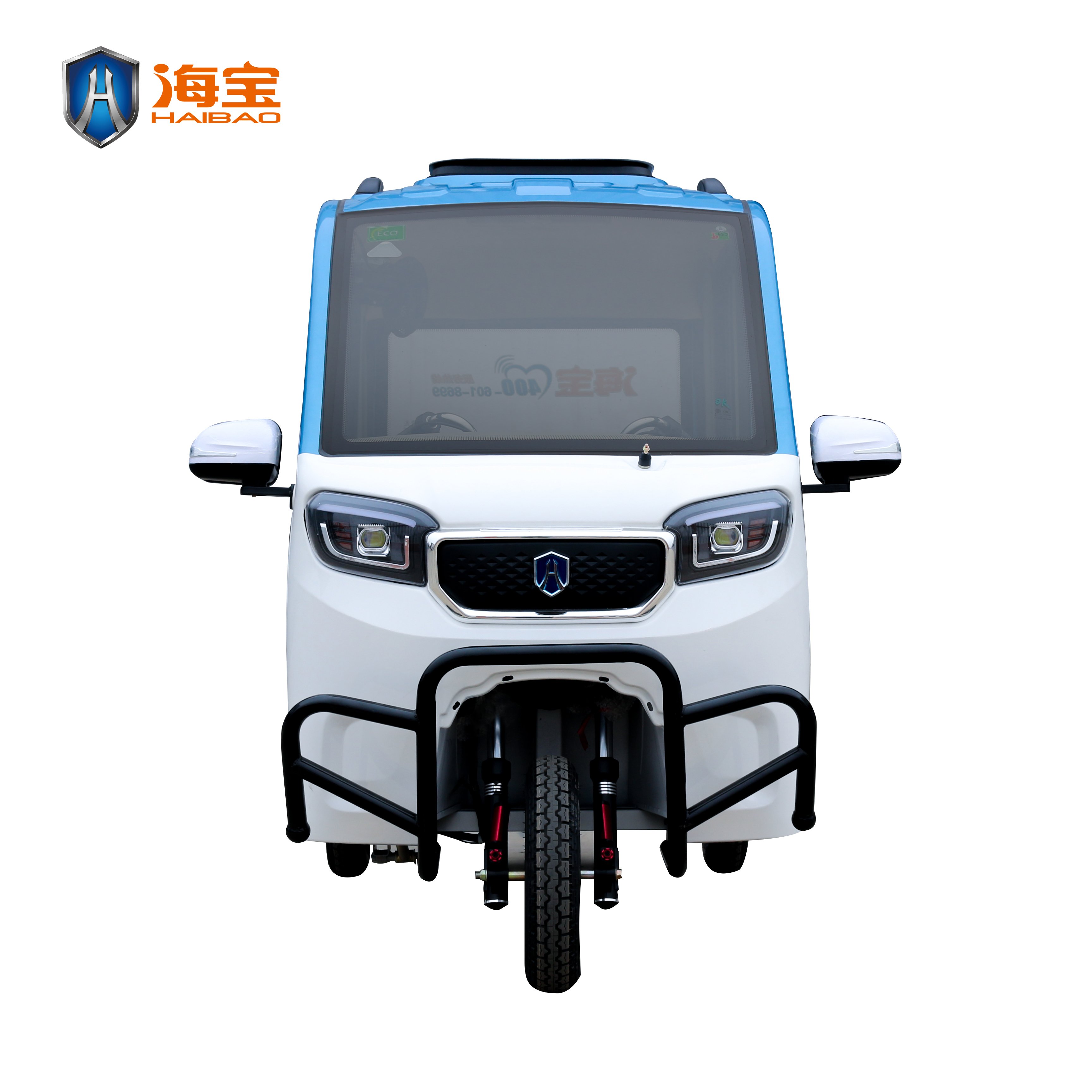 Three Wheels Adults Passenger Cheap Electric Tricycle Motorcycle Rickshaw Fully Enclosed Mobility Electric Scooters Motor Cabin