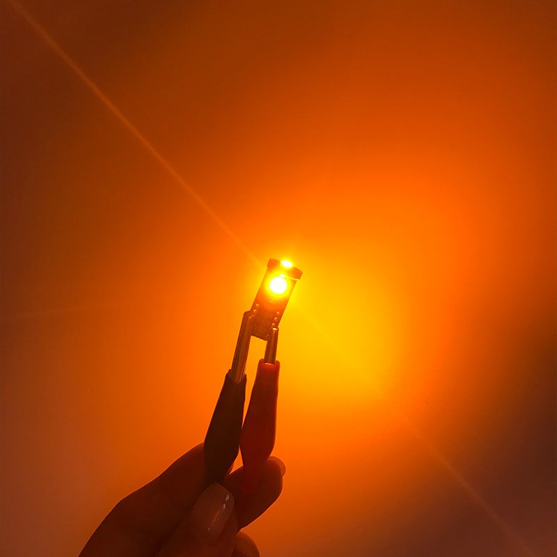 LED Instrument Lights Bulb Wedge Plate Dome Light 12V Car Canbus Car Decoration No Error 194 501 6SMD 3030 Ba9s Led T10 Canbus