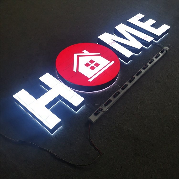 Outdoor Store 3d Signs Frontlit and Backlit Sign Led Light for Led Business Signs