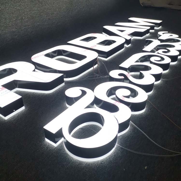 Outdoor Store 3d Signs Frontlit and Backlit Sign Led Light for Led Business Signs