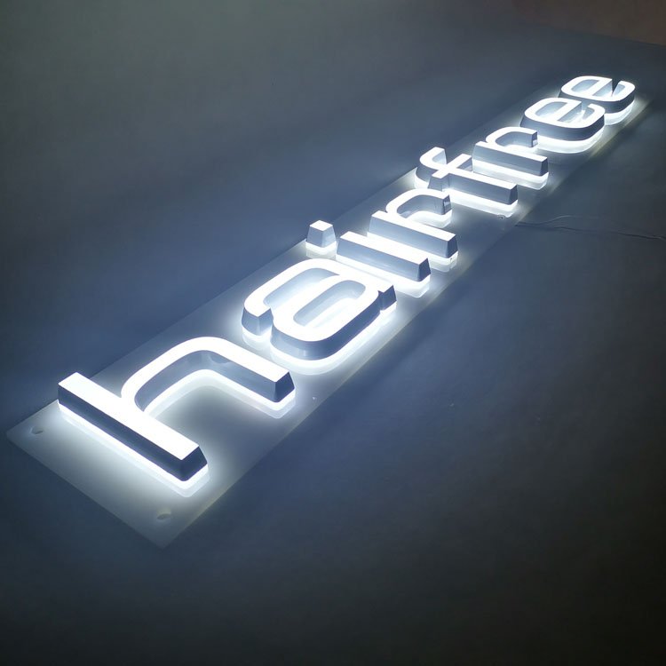 Outdoor Store 3d Signs Frontlit and Backlit Sign Led Light for Led Business Signs