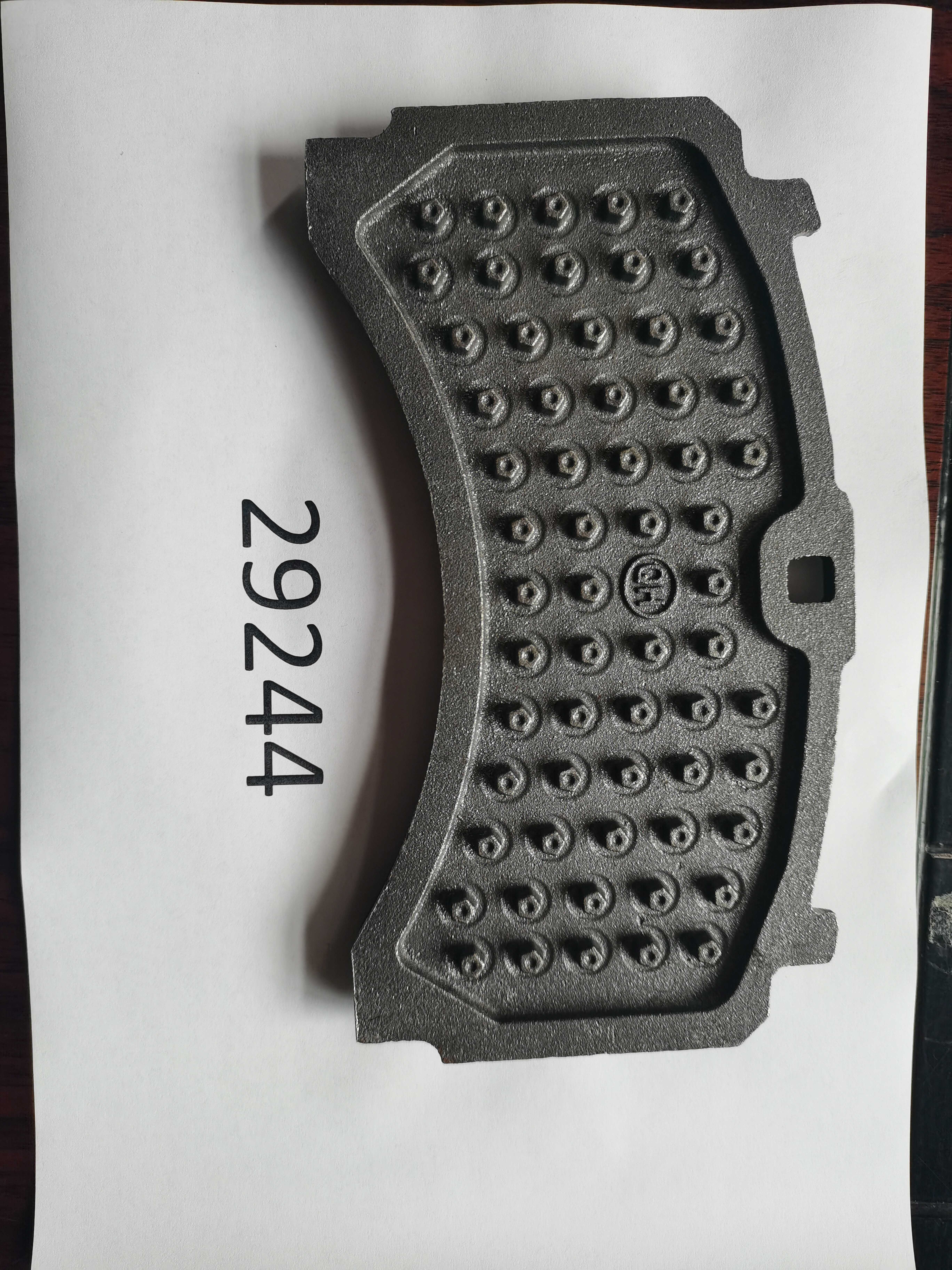 29247 Guaranteed Quality Heat-Resistant Brake Pad Prestressed Steel Backing Plate for Bus