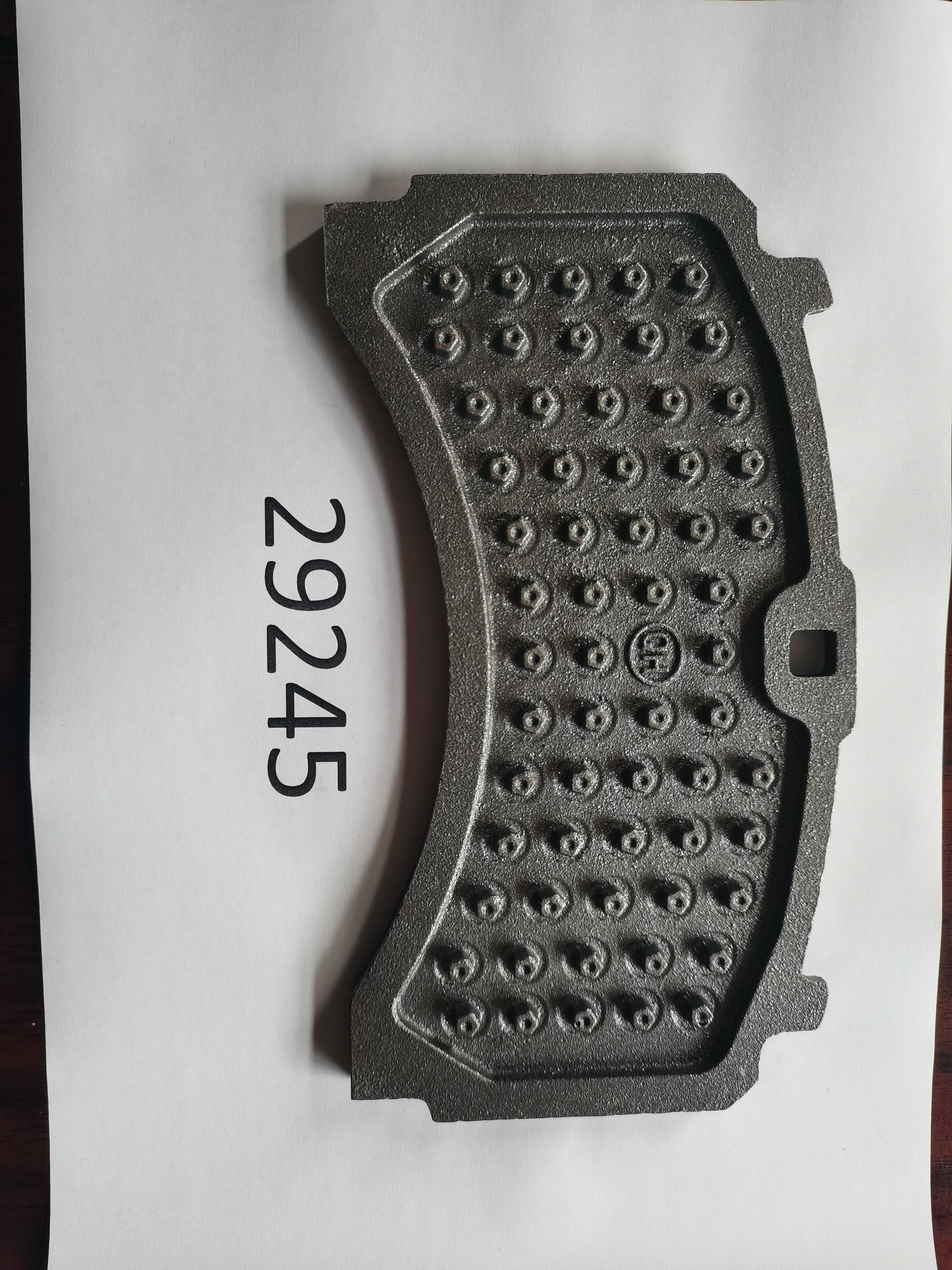 29247 Guaranteed Quality Heat-Resistant Brake Pad Prestressed Steel Backing Plate for Bus