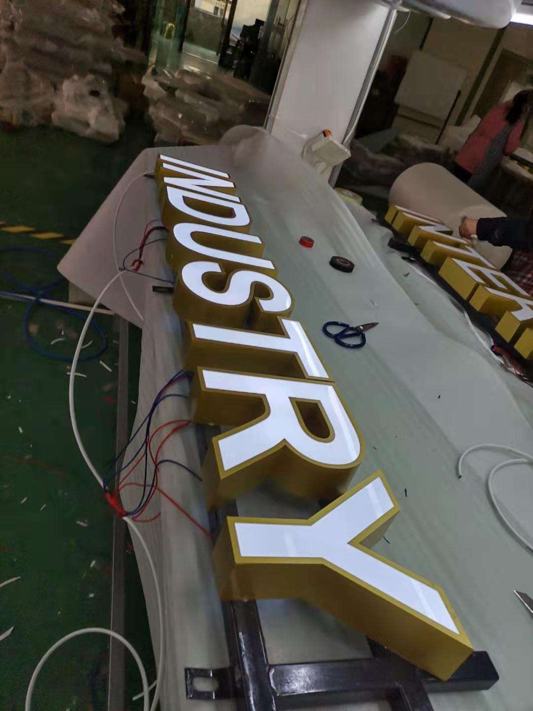 High Brightness Acrylic Led Channel Letters 3d Frontlit Led Letter Sign for Shop Signage
