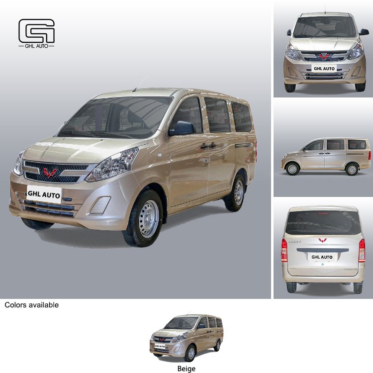 Wuling Electric Van Passenger Bus 2 5-8 Seat Mini Electric Car Electr Mini City Bus Wuling Rongguang V Van