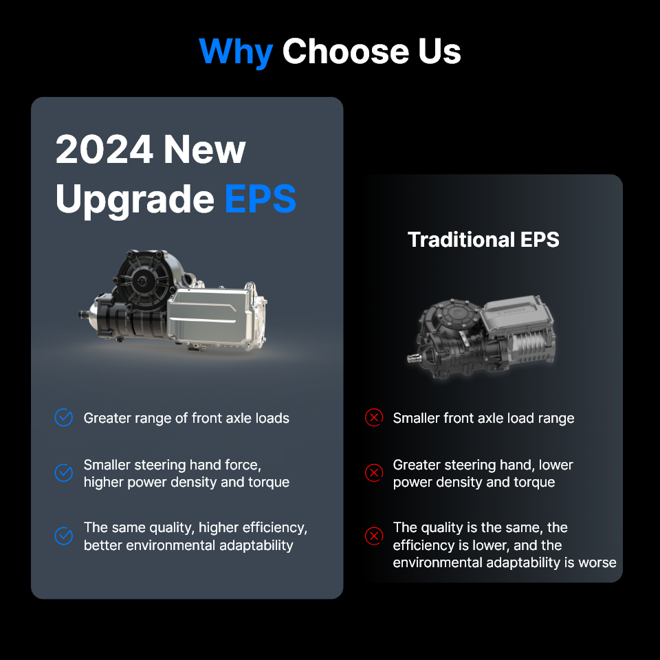 120kW Electric Power Steering Kit Eps System Inverter Controller Ac 6-speed AMT Drive Engine EPS for Light Medium Truck